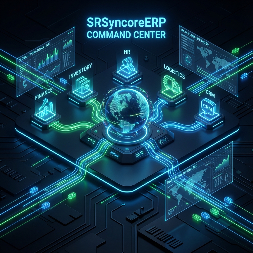 SRSyncoreERP Dashboard Interface