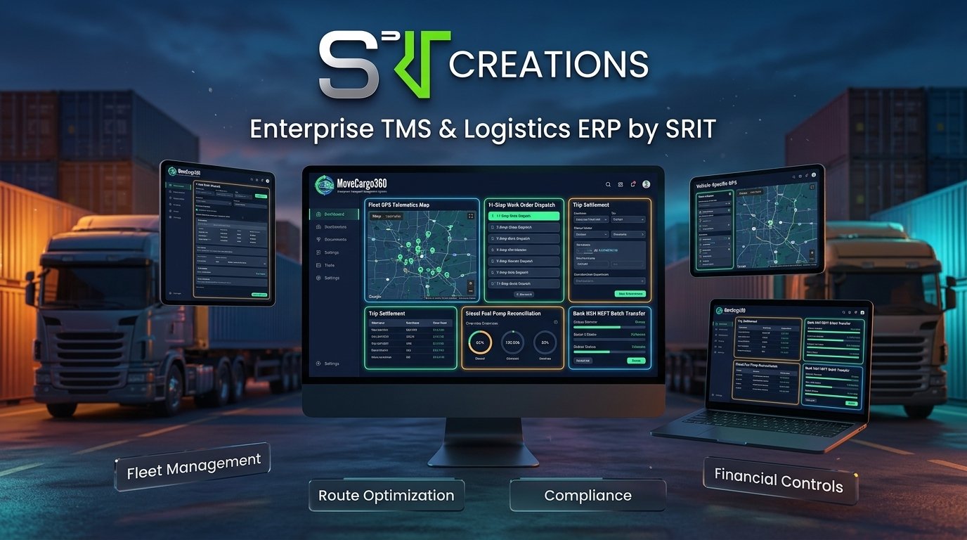 MoveCargo360 Enterprise TMS & Transport Management System by SRIT Creations
