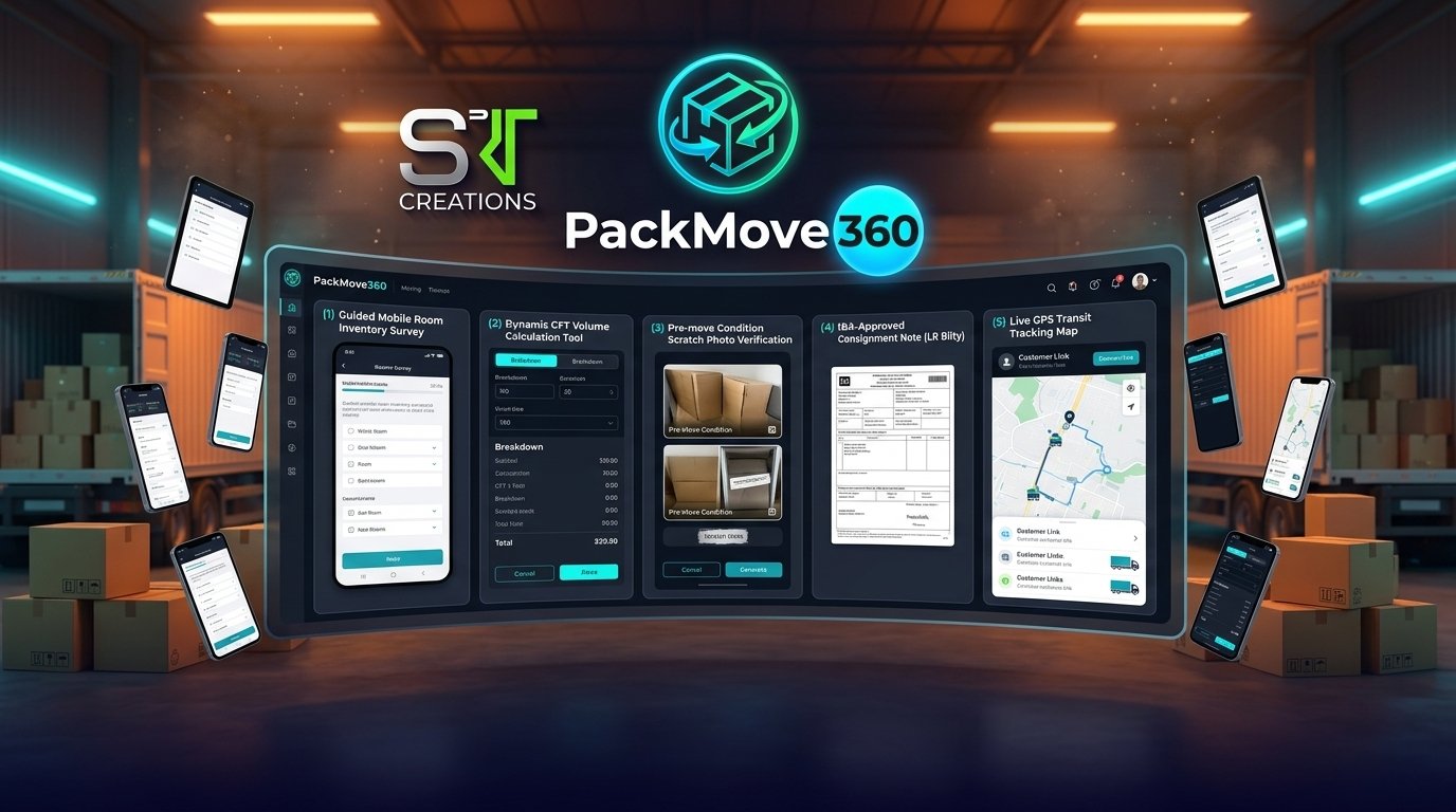 PackMove360 Packers & Movers Relocation ERP by SRIT Creations