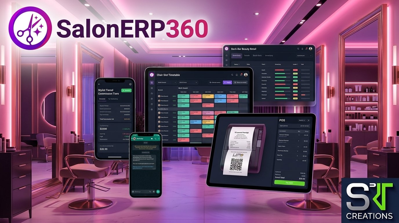 SalonERP360 by SRIT Creations