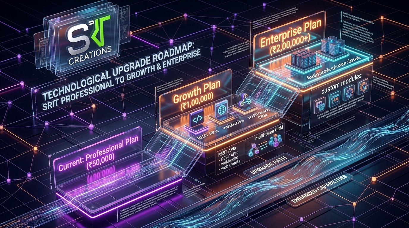 SRIT Professional to Growth & Enterprise Upgrade Roadmap