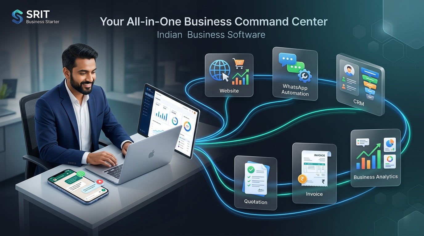 SRIT Business Starter All-in-One Business Command Center