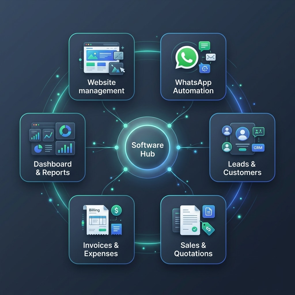 SRIT Business Starter Unified Platform Infographic