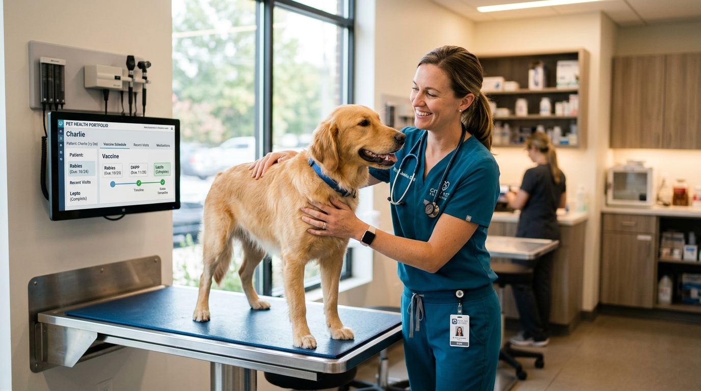 Custom Veterinary Practice Management Software: Pet EMR, Vaccine Recalls & Tele-Triage - SRIT Creations